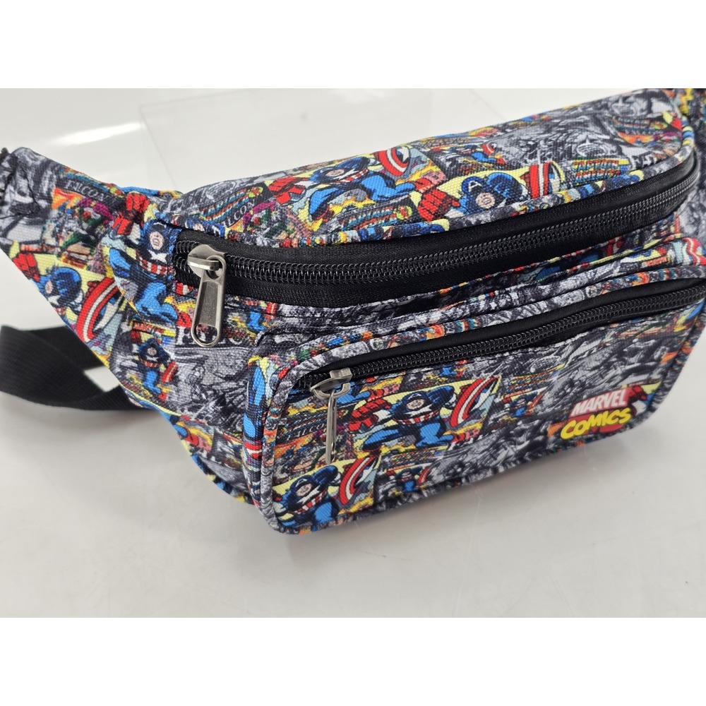 NWT Marvel Comics Captain America Cross Body‎ Or Around Waist Fanny Pack - Picture 3 of 9